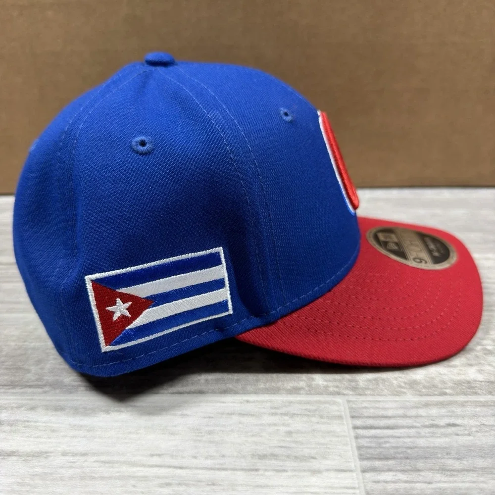 New Era 2026 World Baseball Classic Cuba 9FORTY M-Crown Snapback Hat Blue/Red